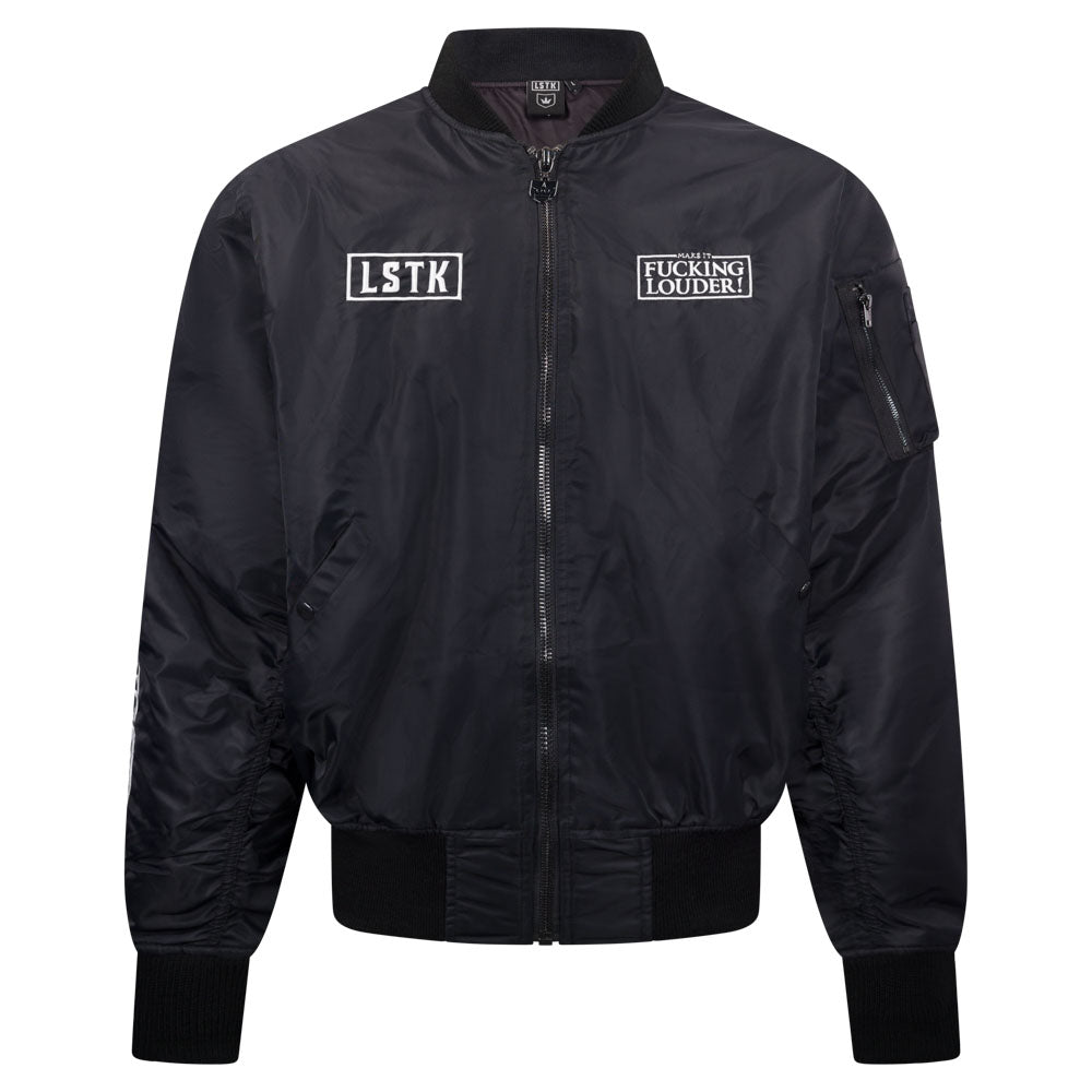 Bomber jacket MAKE IT LOUDER Shield – Paul Elstak Shop