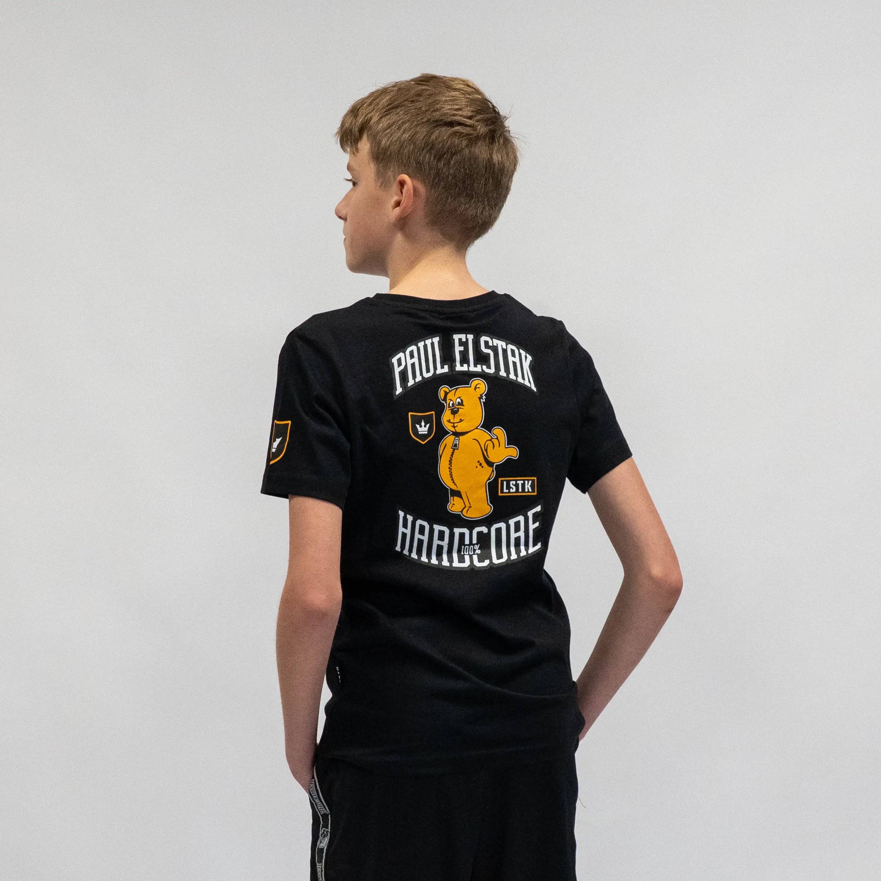 T-shirt WANNA PLAY - PAUL ELSTAK x 100% HC Zwart (Kids)