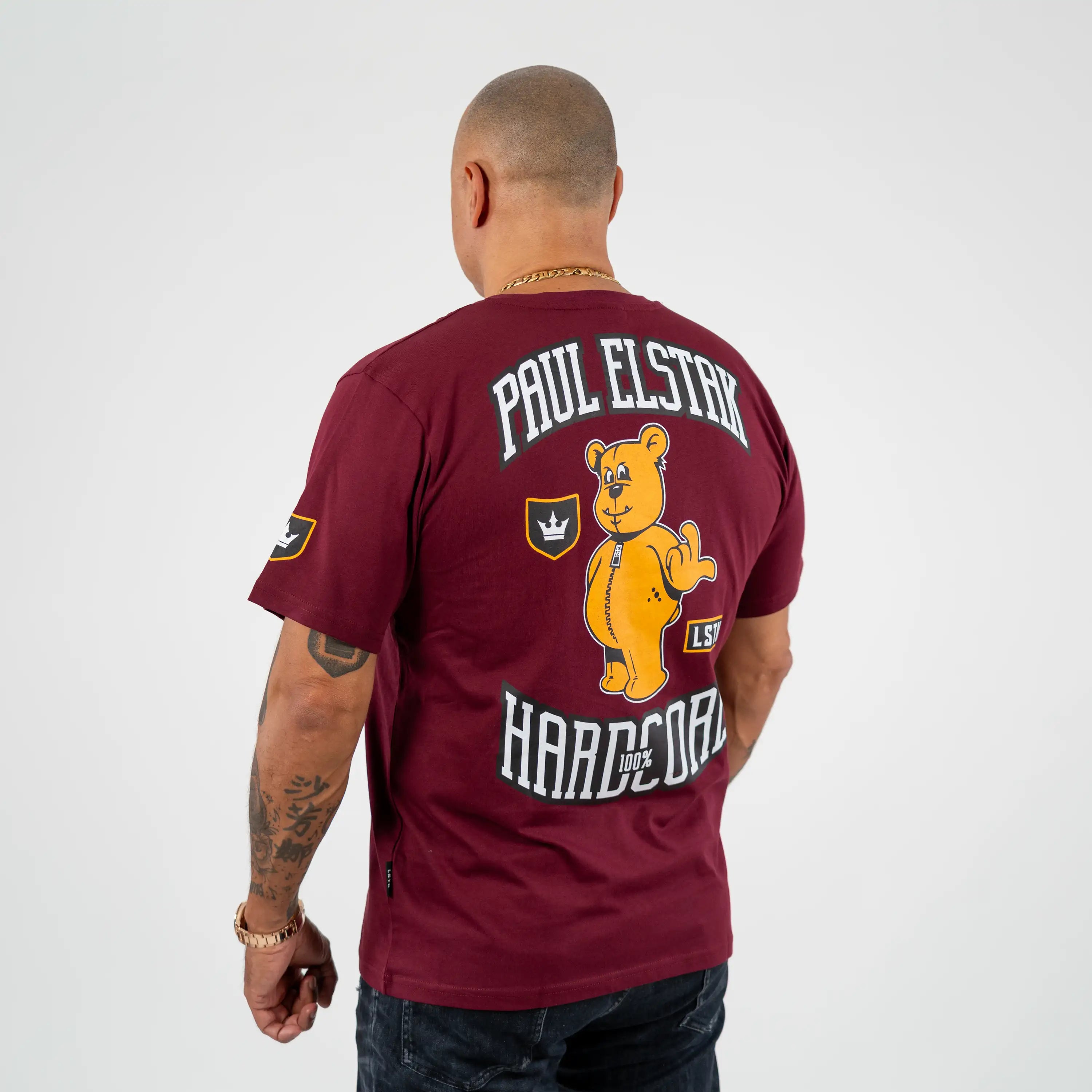 T-shirt WANNA PLAY - PAUL ELSTAK x 100% HC Bordeaux