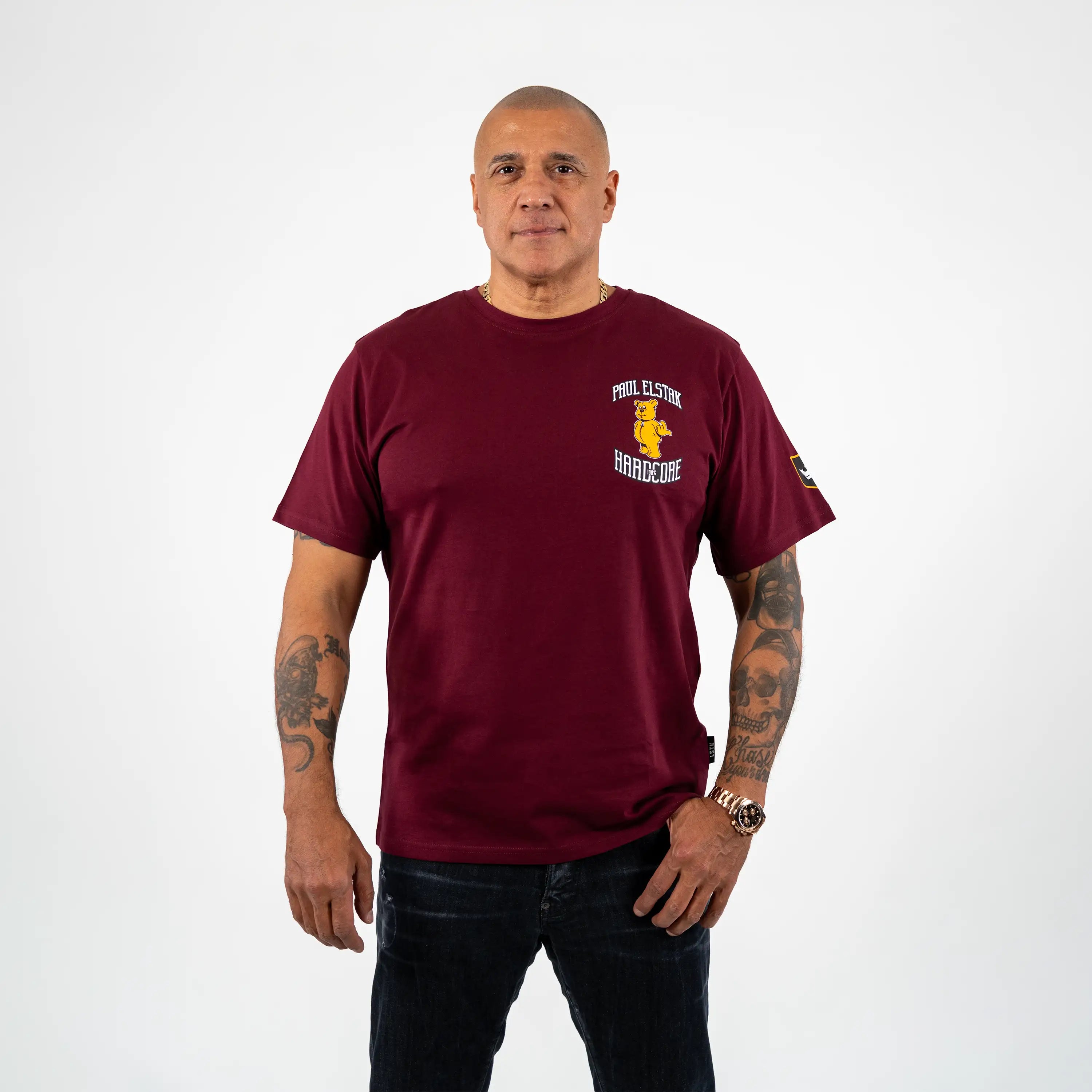 T-shirt WANNA PLAY - PAUL ELSTAK x 100% HC Bordeaux