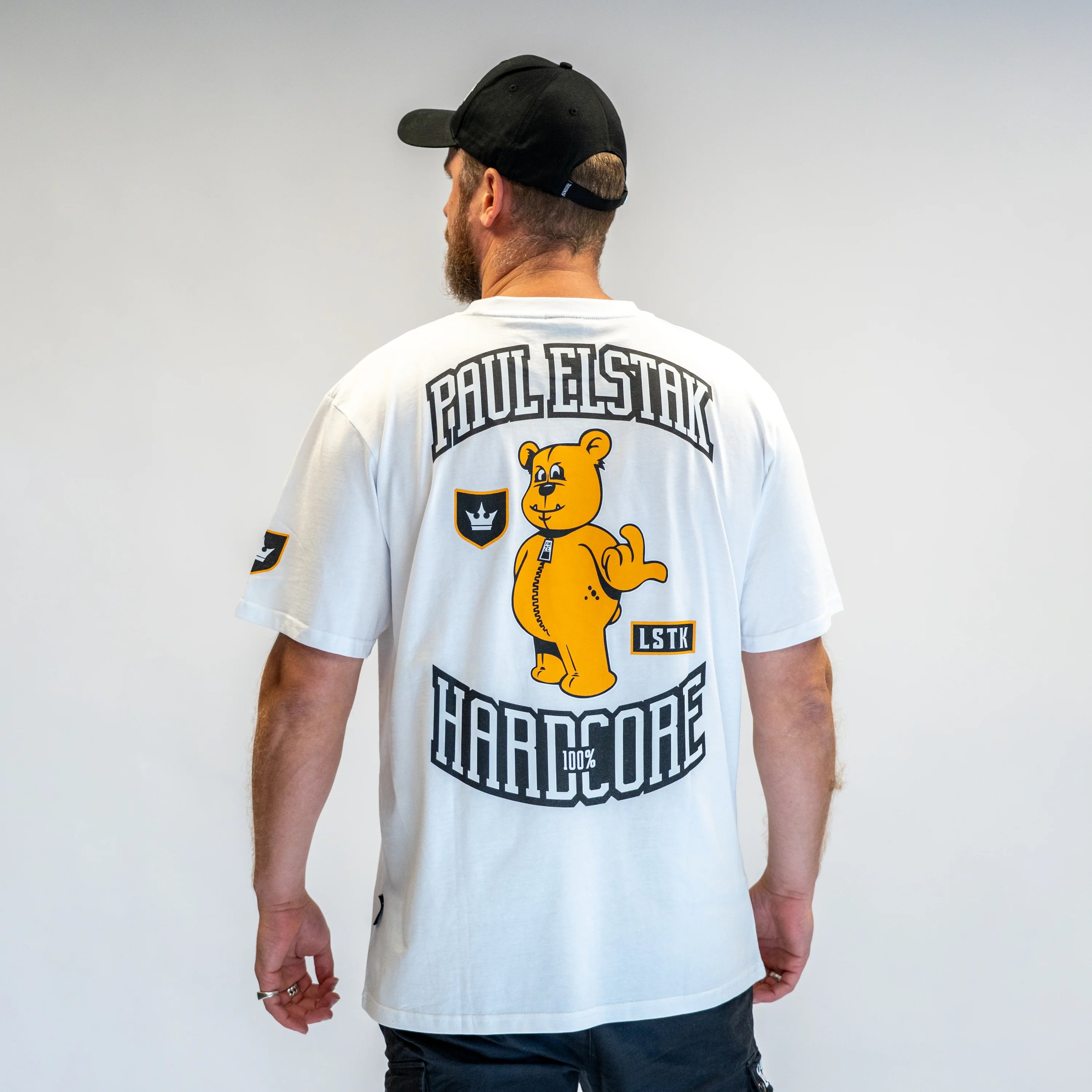 T-shirt WANNA PLAY - PAUL ELSTAK x 100% HC Wit