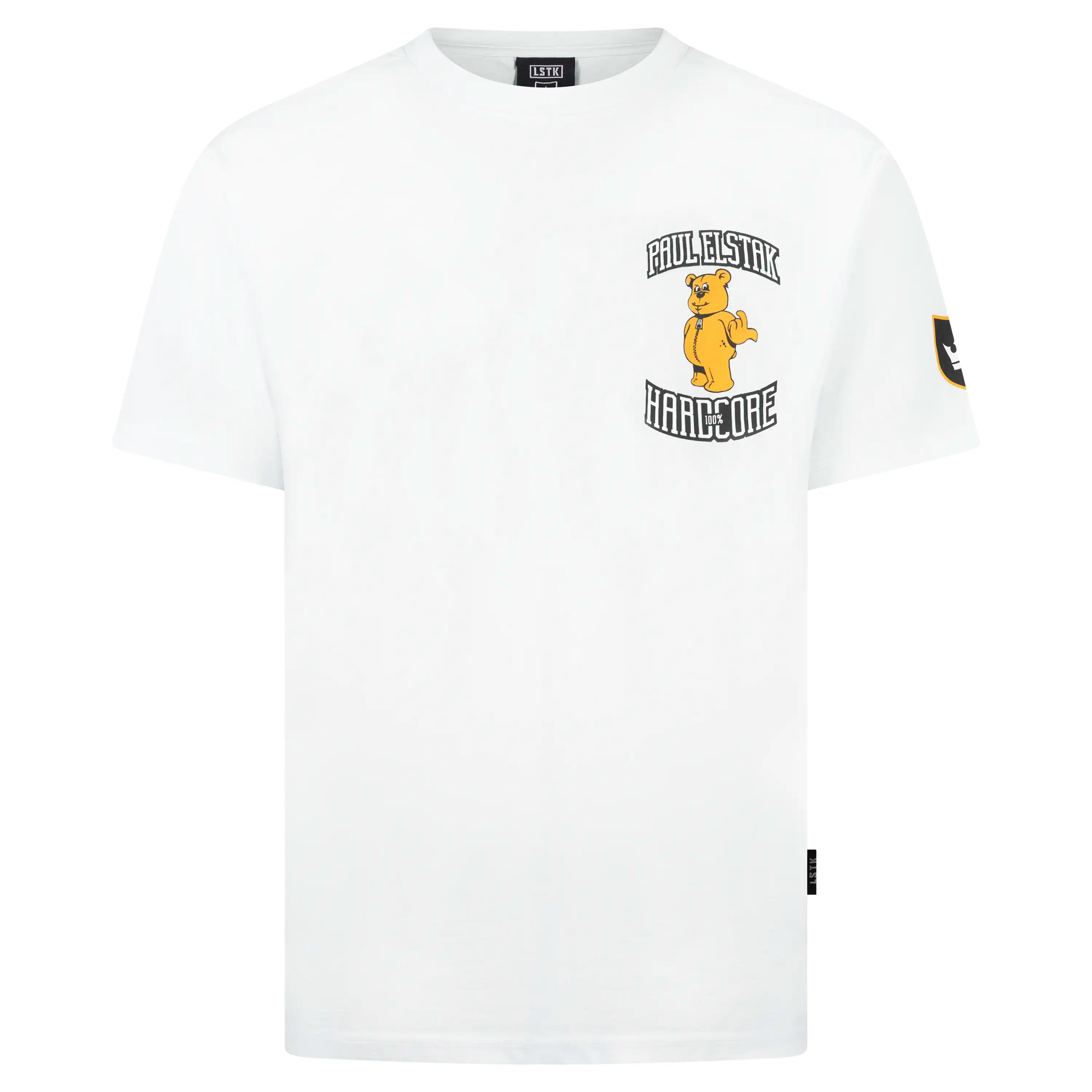 T-shirt WANNA PLAY - PAUL ELSTAK x 100% HC Wit