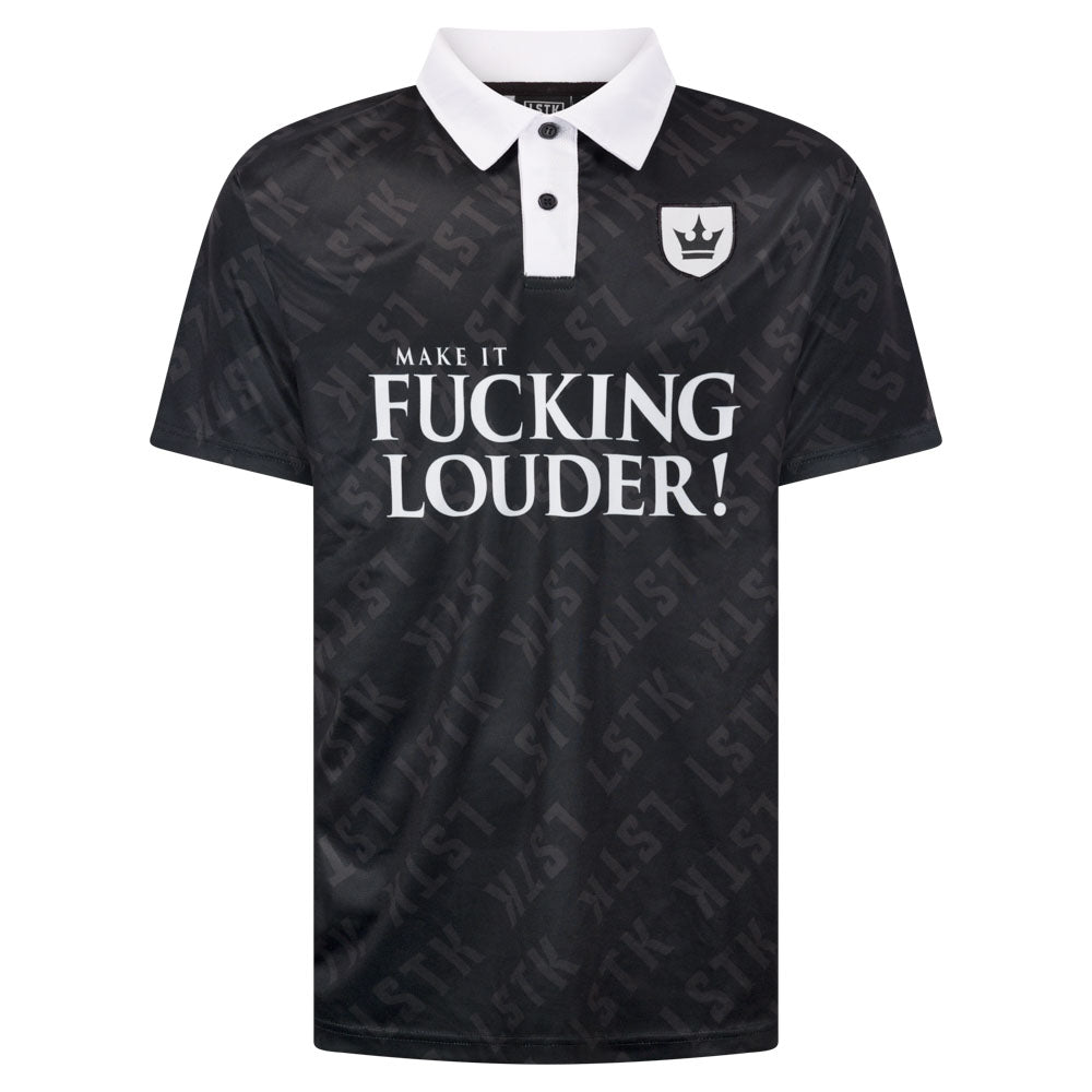 Football shirt Black MAKE IT LOUDER Shield