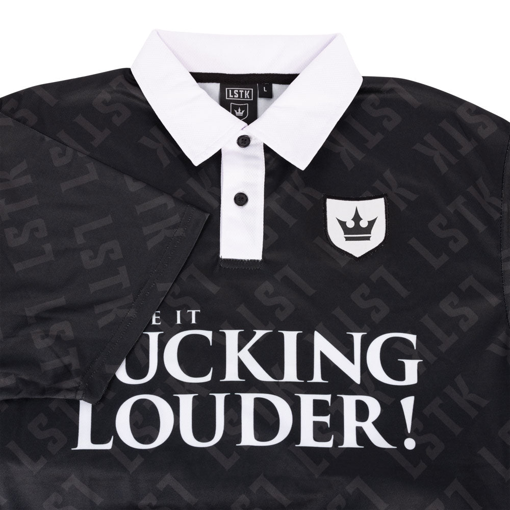 Football shirt Black MAKE IT LOUDER Shield