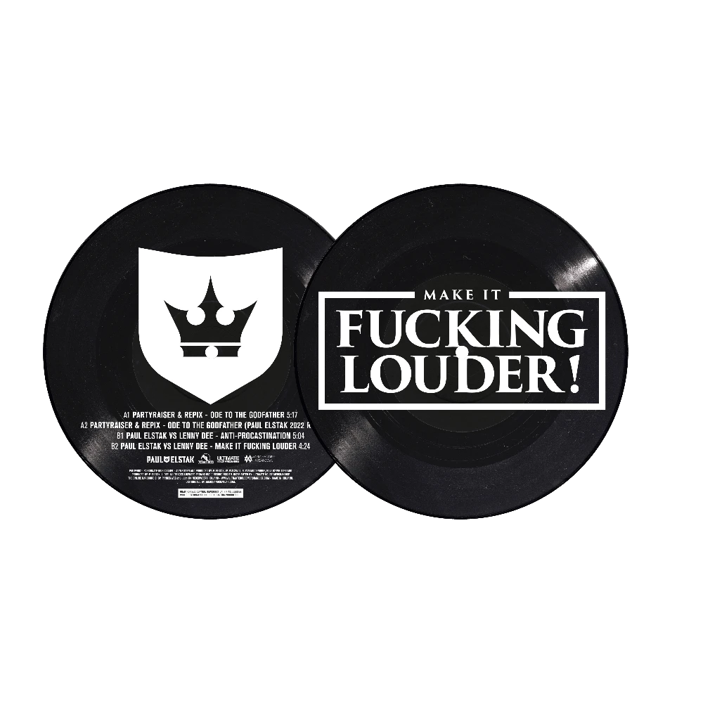Vinyl PICTURE DISK Paul Elstak - Make it Fucking Louder