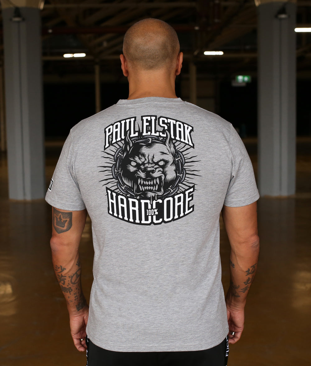 T-shirt Grey RAGE - PAUL ELSTAK X 100%HC