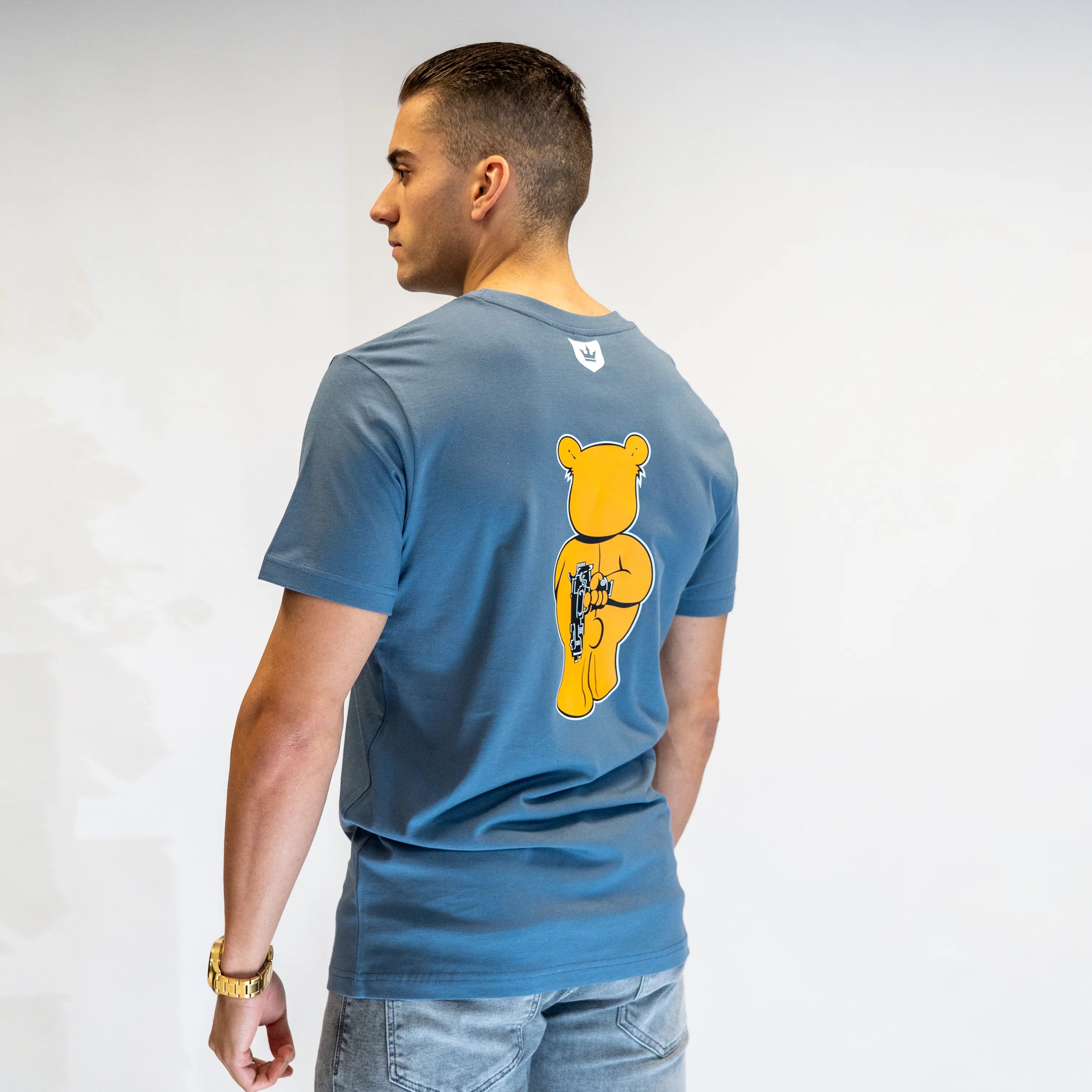 T-Shirt Blau WANNA PLAY - Original