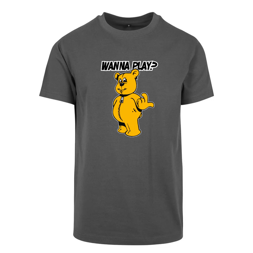 T-shirt Grijs WANNA PLAY - Original