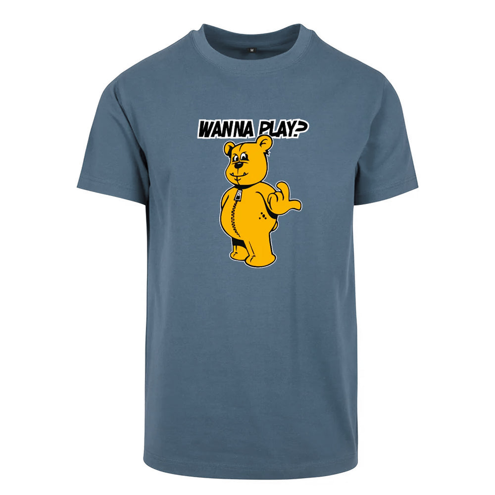 T-shirt Blauw WANNA PLAY - Original