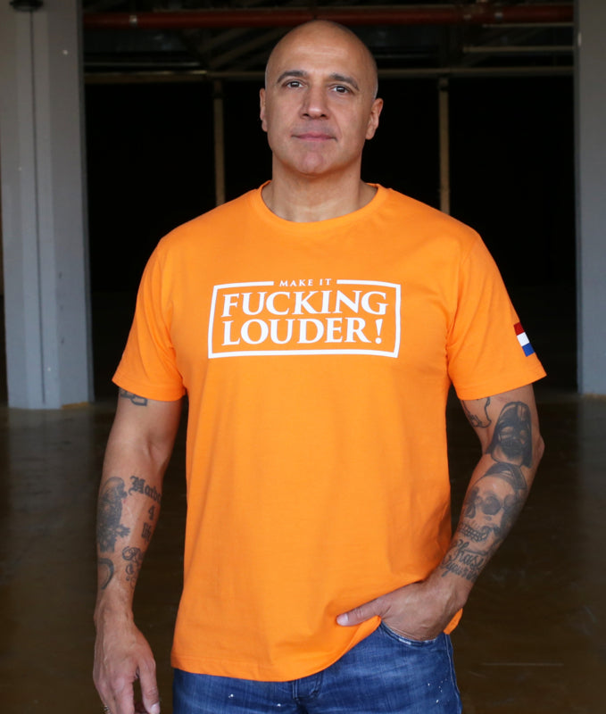 T-Shirt Orange MACHEN SIE ES LAUTER