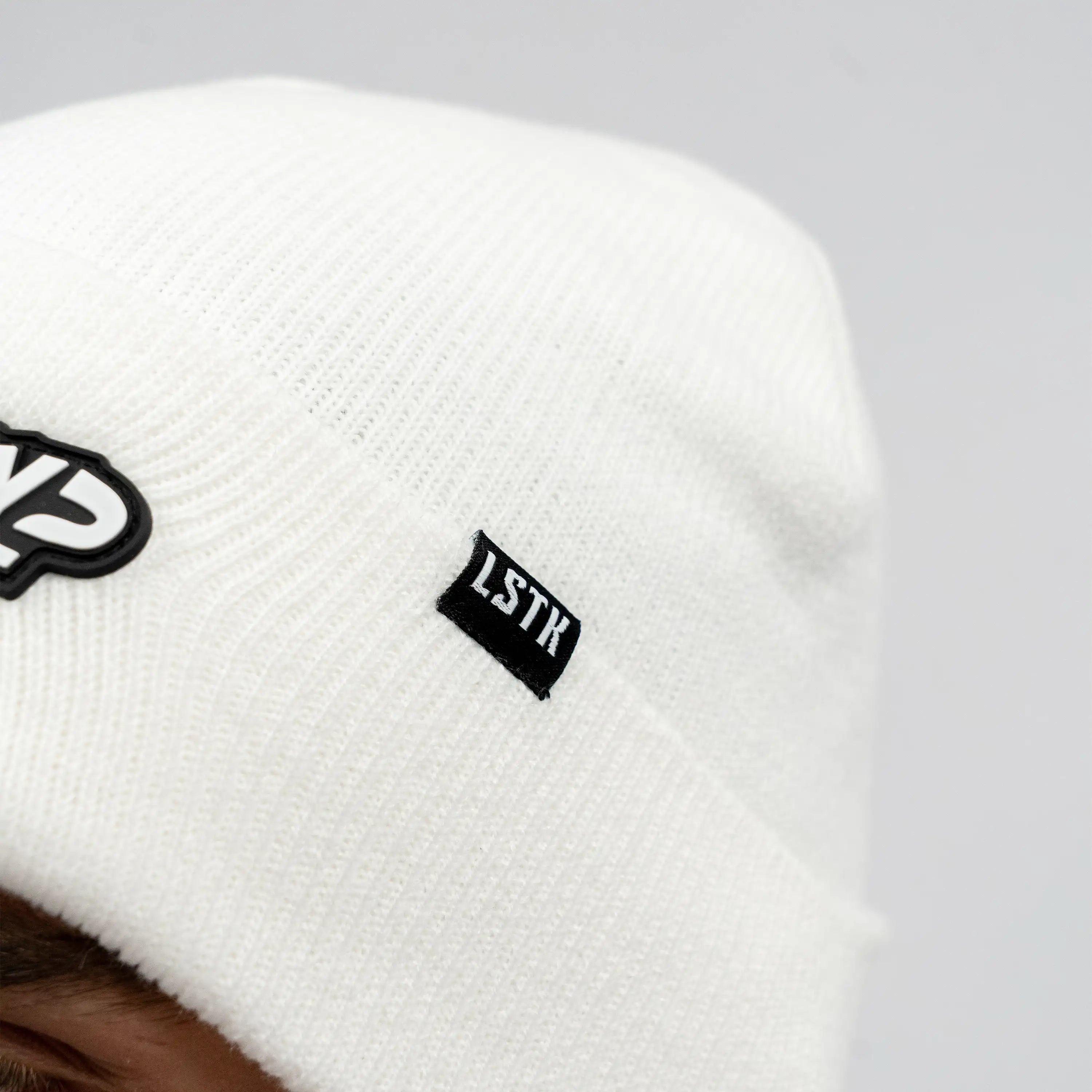 Beanie Wanna Play White