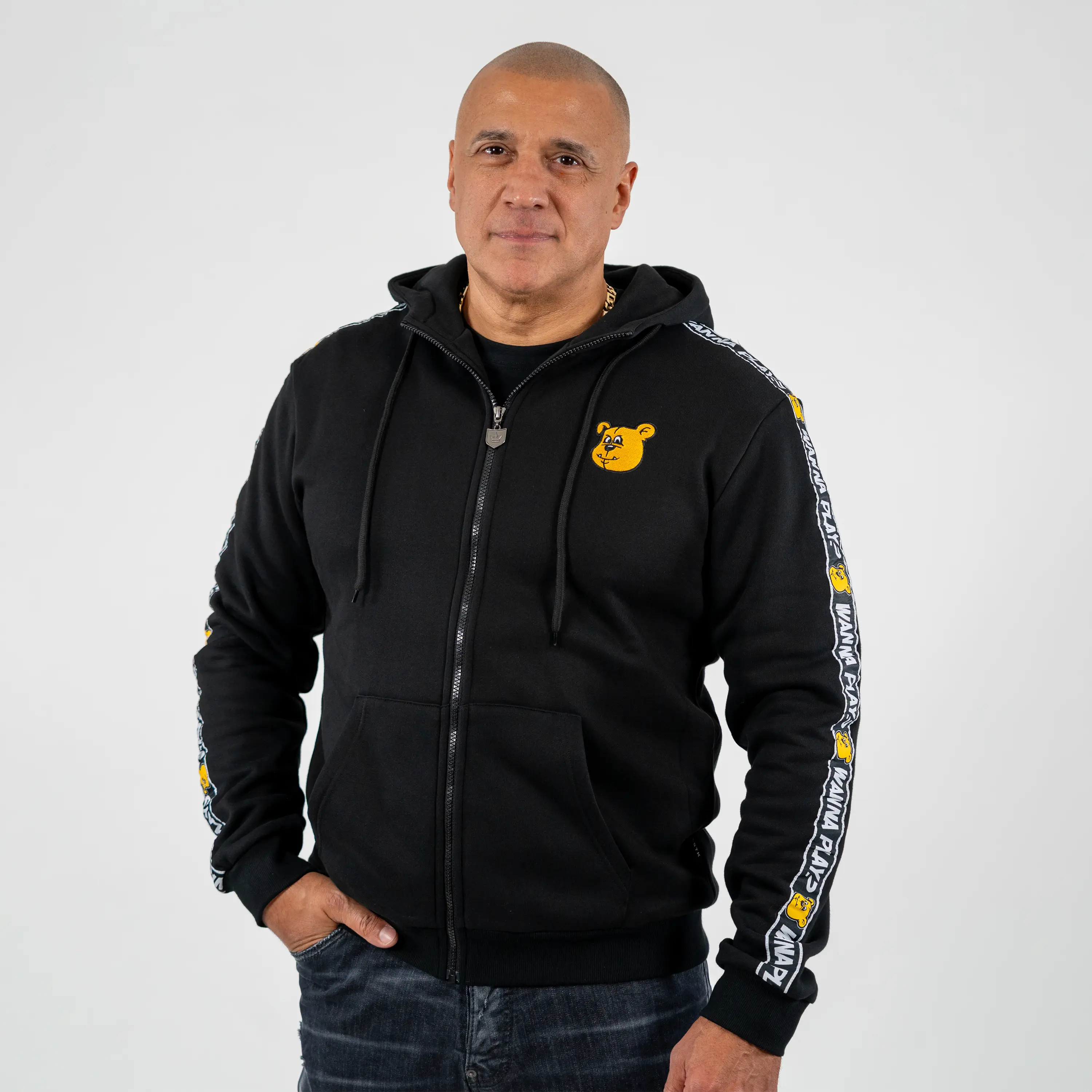 Paul Elstak Zip Hoodie Wanna Play Taped (Kids)