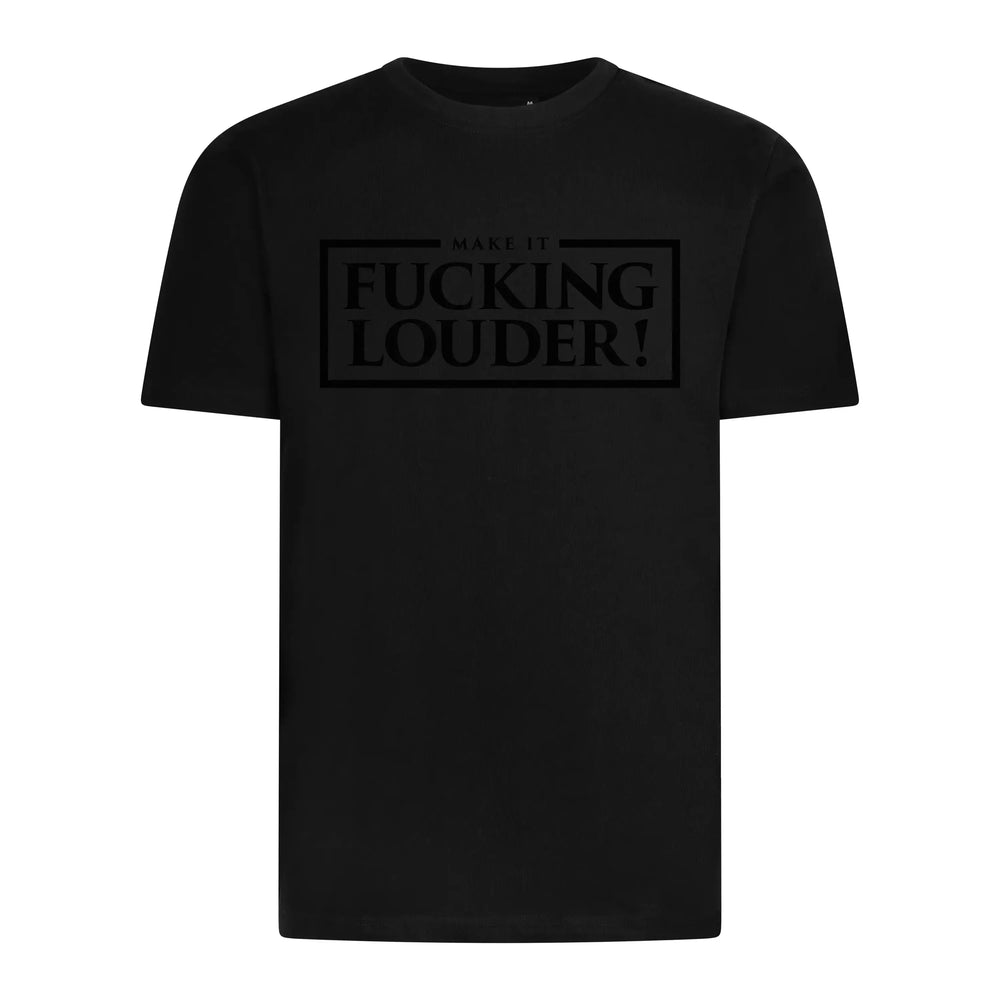 Paul Elstak T-shirt - Make it Louder Zwart