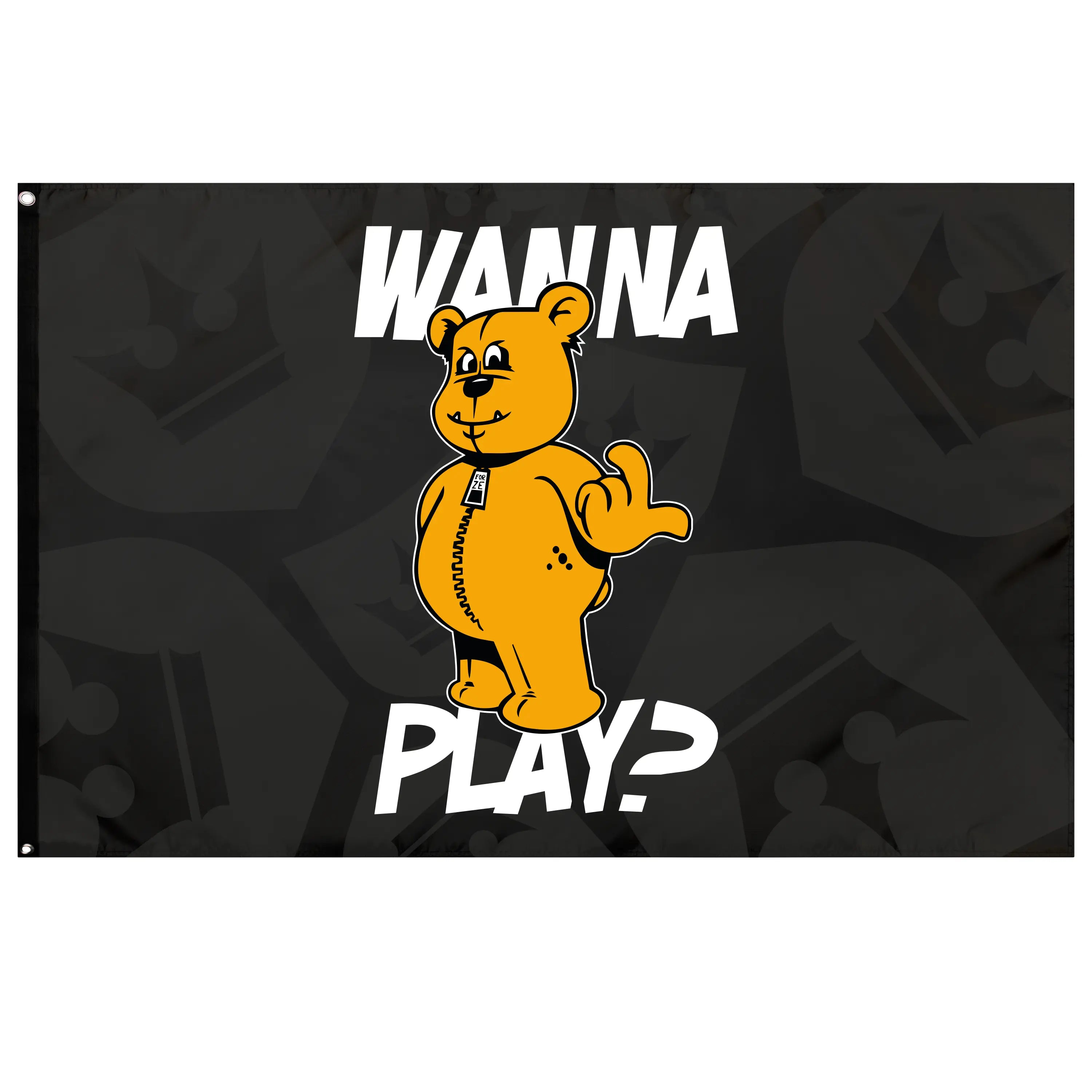 Flagge Wanna Play Shield